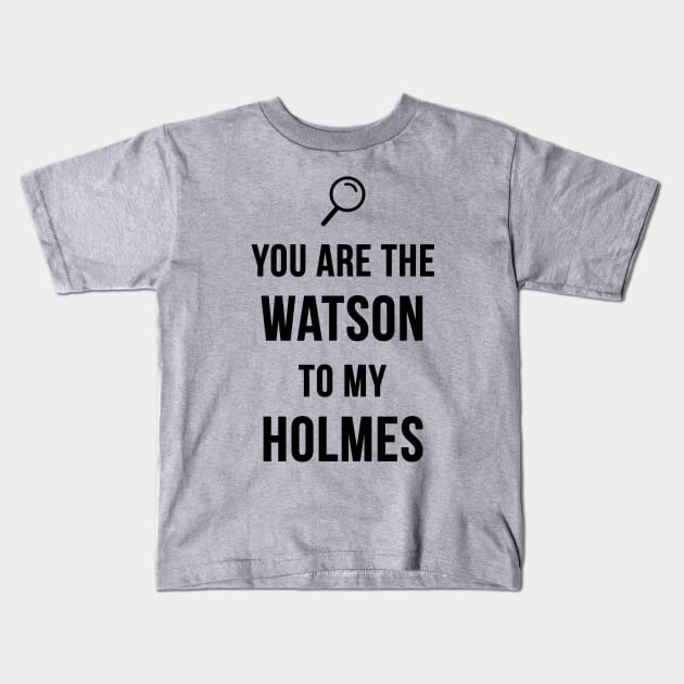 Watson+Holmes Kids T-Shirt by bctaskin